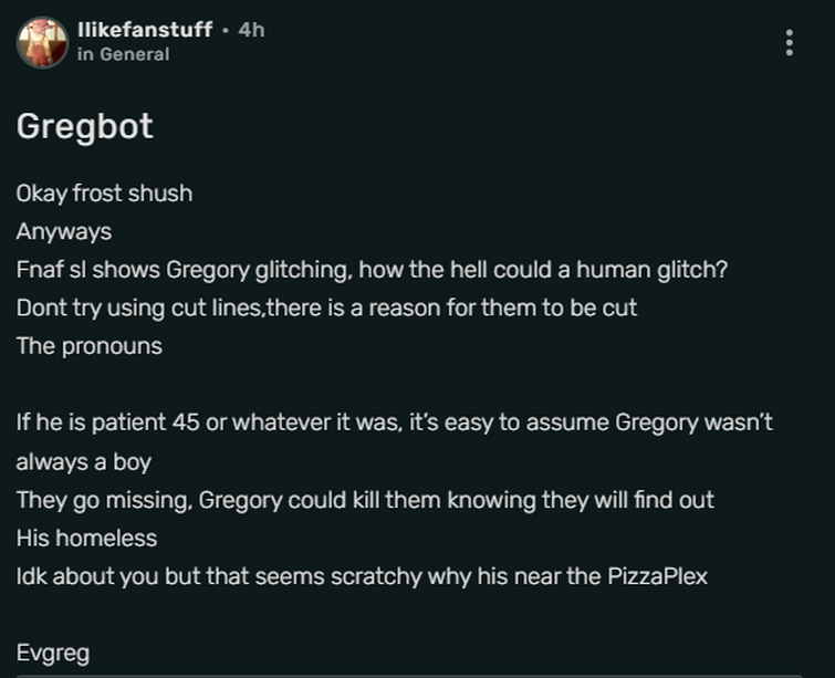 You're safe now Gregory, lets get you home. : r/fivenightsatfreddys