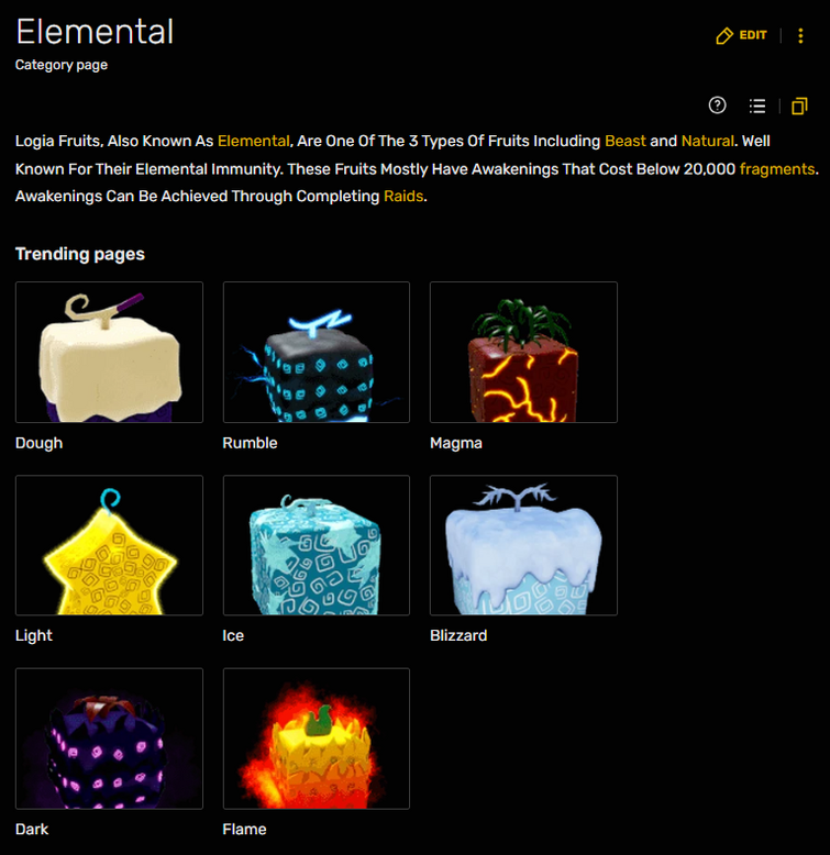 Category:Elemental, Blox Fruits Wiki