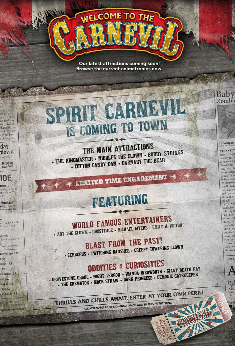 to the Carnevil, Spirit 2024 Sneak Peeks. Fandom