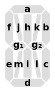 Labeled as an increment to a 10-segment display