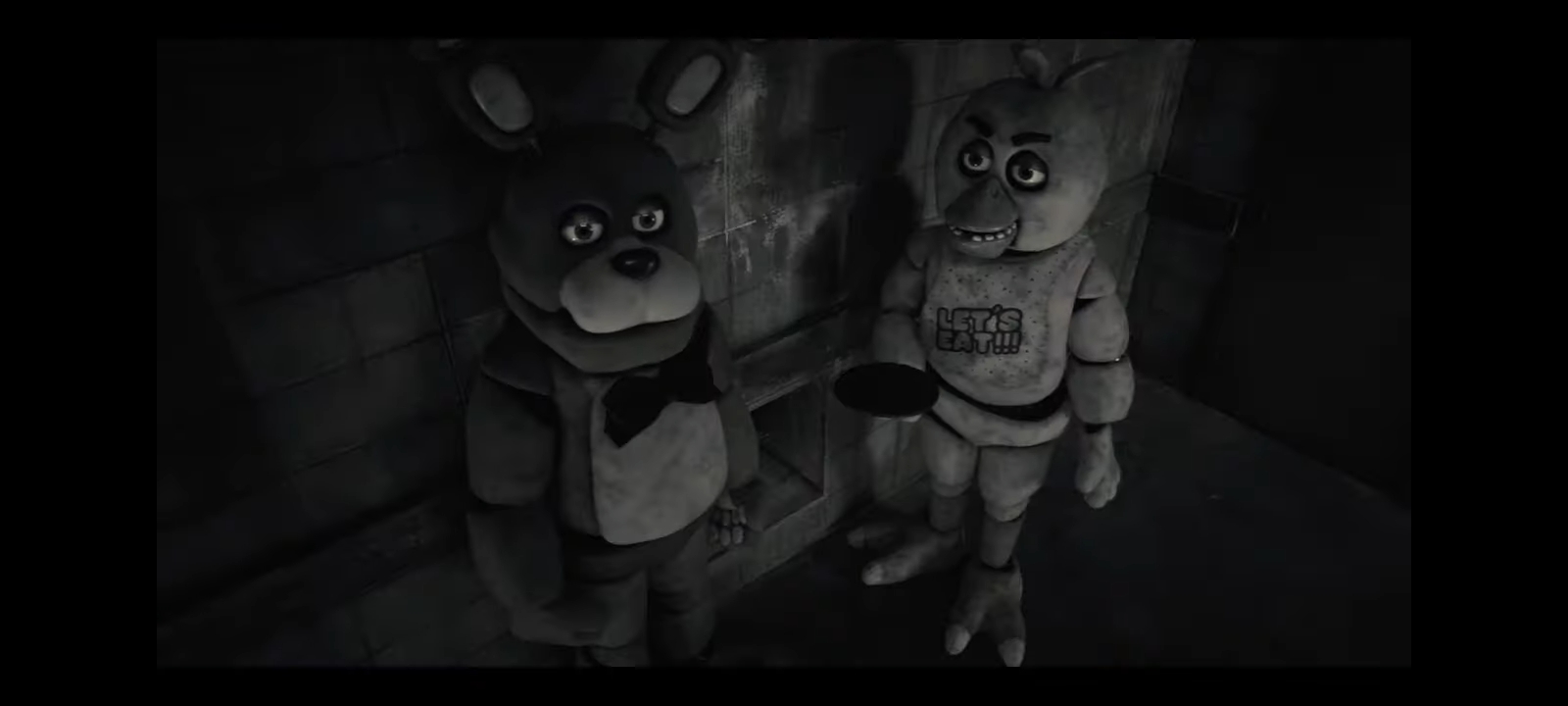 I've edited that bad shot from the FNAF movie where Freddy has a monobrow.  Hope they've done another take where the lighting is better because that  looks so weird. : r/fivenightsatfreddys