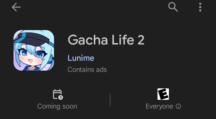 Pre-register Gacha life 2 on Play store! (Link in description