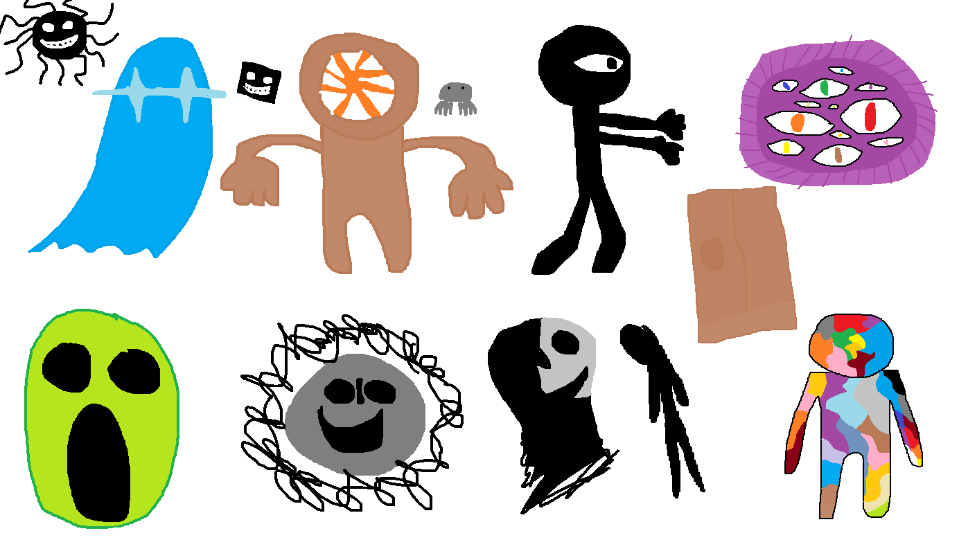 the worst ever artist draws every doors monster in microsoft paint Fandom