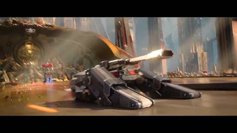 Optimus Prime and Megatron Falling Out Scene In Transformers One (2024 ...
