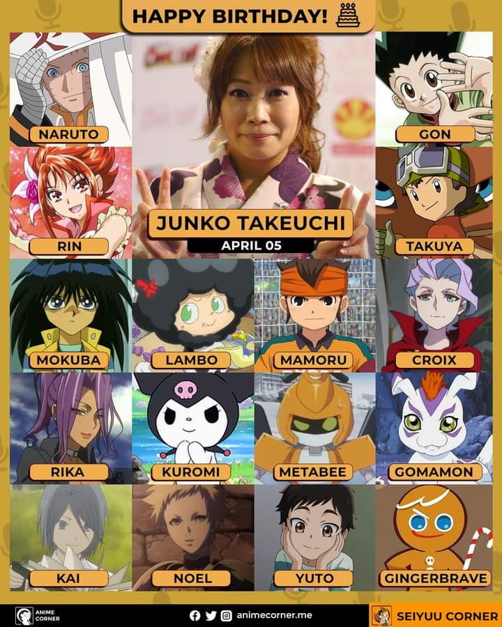 Happy birthday to Junko takeuchi | Fandom