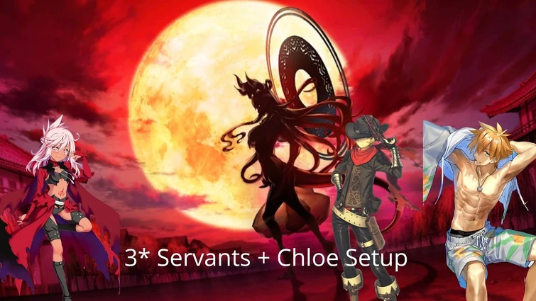 [FGO NA] Heian-Kyo Ibuki-Douji Fight — 3* Servants + Chloe Setup