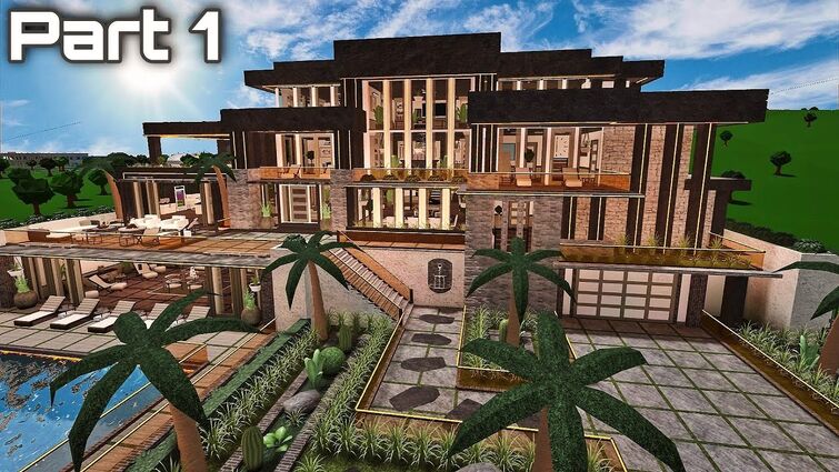 Modern Mansion Exterior : r/Bloxburg