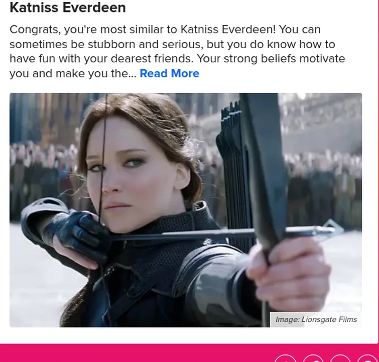 what hunger games character am i Fandom