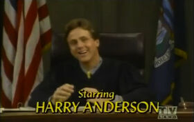 Anderson's forth and final title card for the last season of Night Court (season 9).