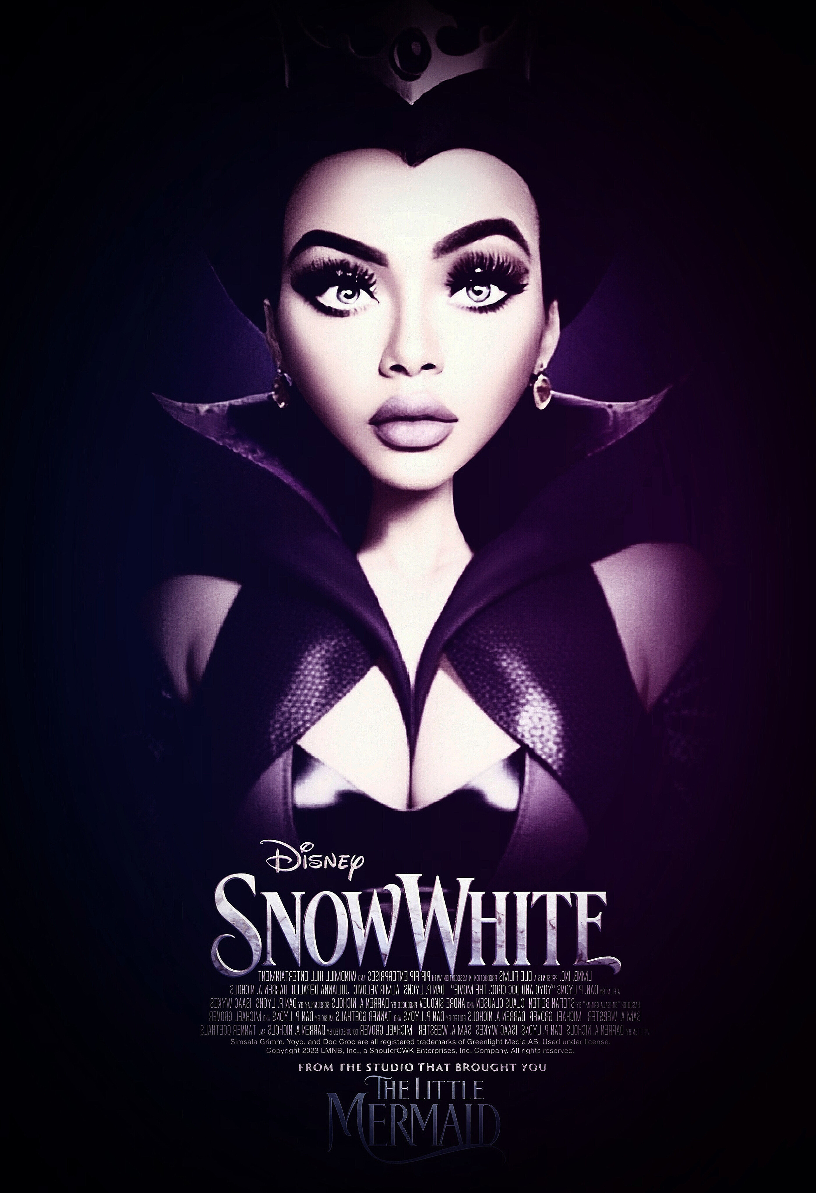 Here's First Look At The Evil Queen's Movie Posters Of Disney's Snow