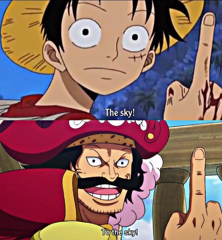 LUFFY SIGUE EL MISMO TRAYECTO QUE ROGER?