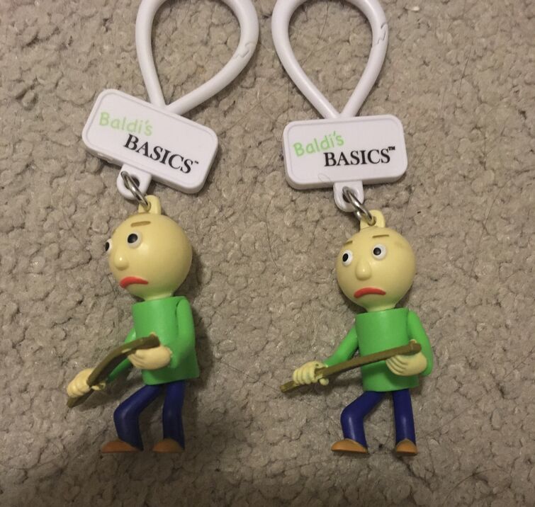 Forbidden Planet Glasgow - Baldi's Basics fans can now collect their  favourite characters in 3” Keychain Hanger form including Baldi, 1st Prize,  & Bully. With 9 characters to collect, each individual character