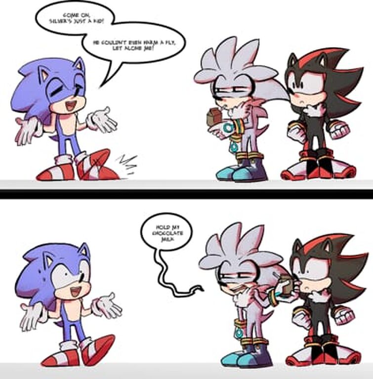 Here's the Sonic, Shadow, and Silver meme template I used for my meme.  Credit not necessary. Enjoy. : r/sonicmemes