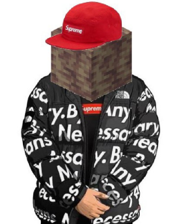 Supreme Jacket Drip Minecraft Skin