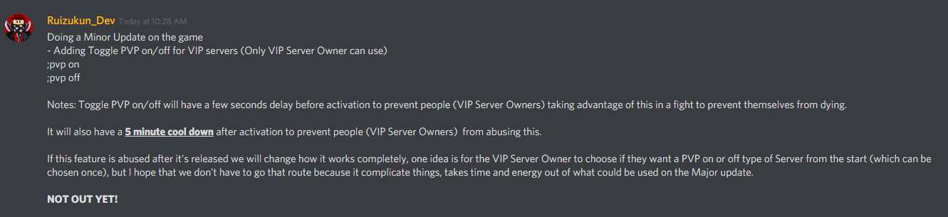 Vip Server Owners Will Have The Ability To Disable And Enable Pvp - roblox super power training simulator vip server 2020