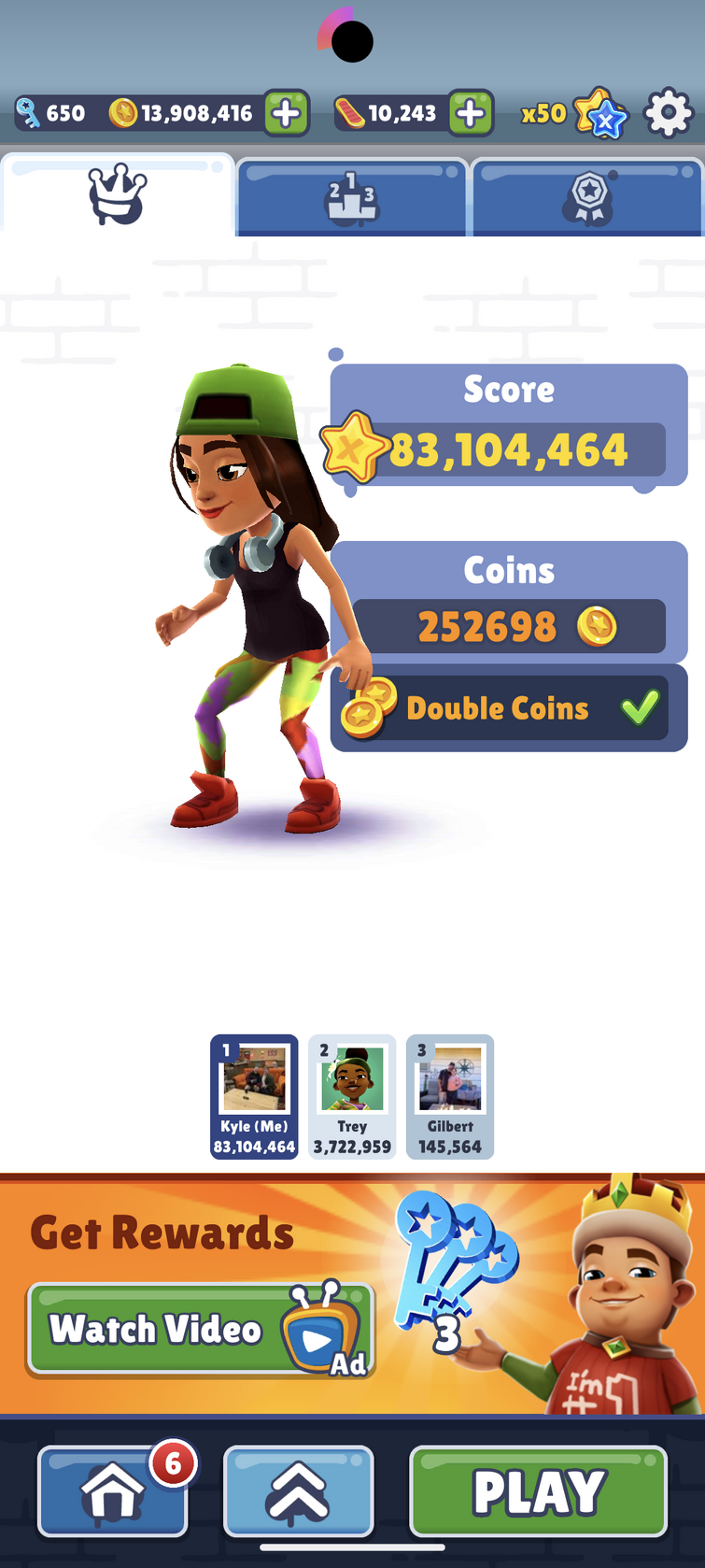 Subway Surfers World Record