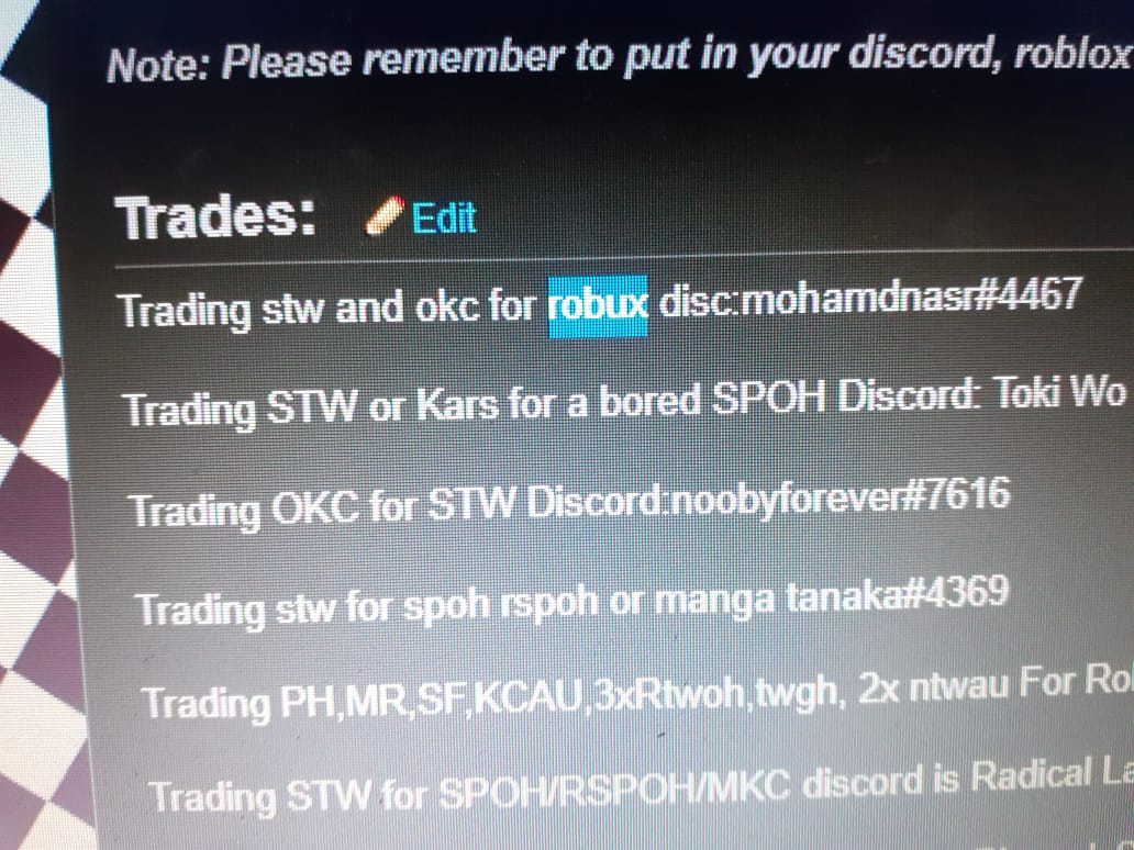 Lalalalala Just Cheking The Trading Pa Fandom - wait thats illegal roblox