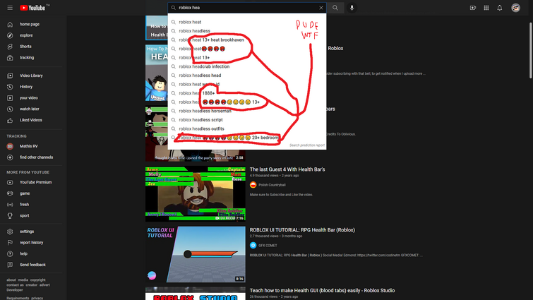 I was searching up Roblox health bars then... | Fandom