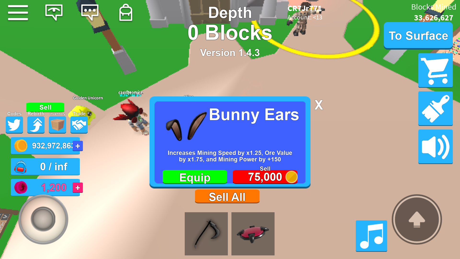 Roblox Mining Simulator Trade