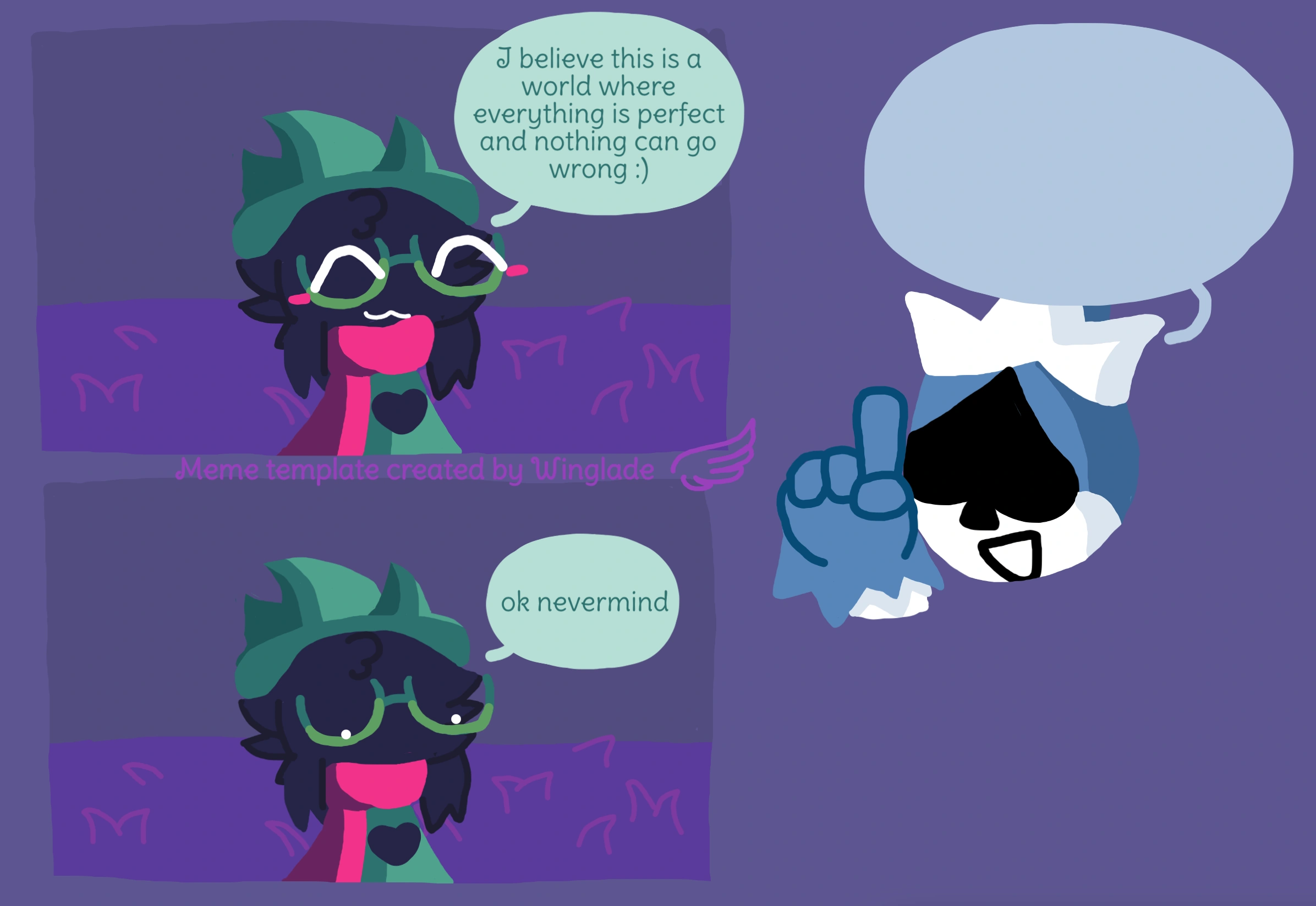 Tried making a meme template :3 | Fandom