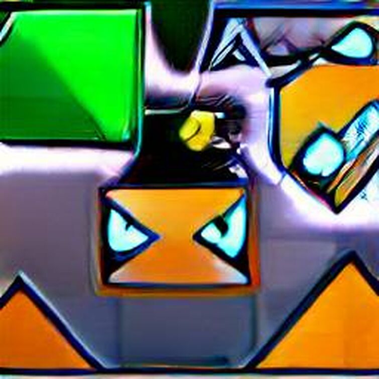 Claim your free Geometry Dash NFT here (absolutely fabulous photoshop, i  know) : r/geometrydash