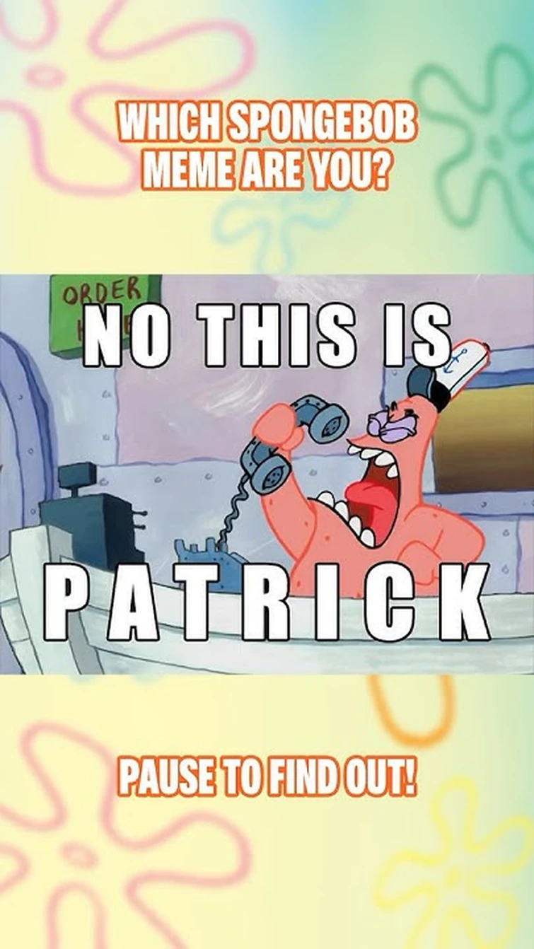 Which SpongeBob Meme Are You? RANDOMIZER 🧽 | #Shorts