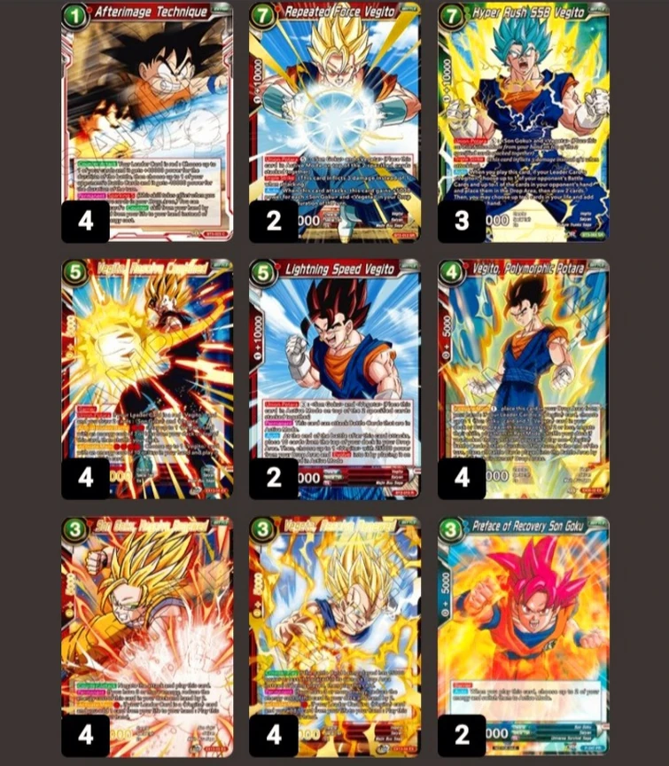 Fusion Warrior Super Saiyan Vegito Deck, 40 Dollars Tops, Made By Supahplayaz Fandom