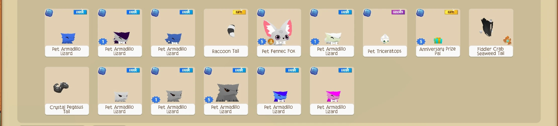 Lf whiteout or rainbow tier pet Fandom