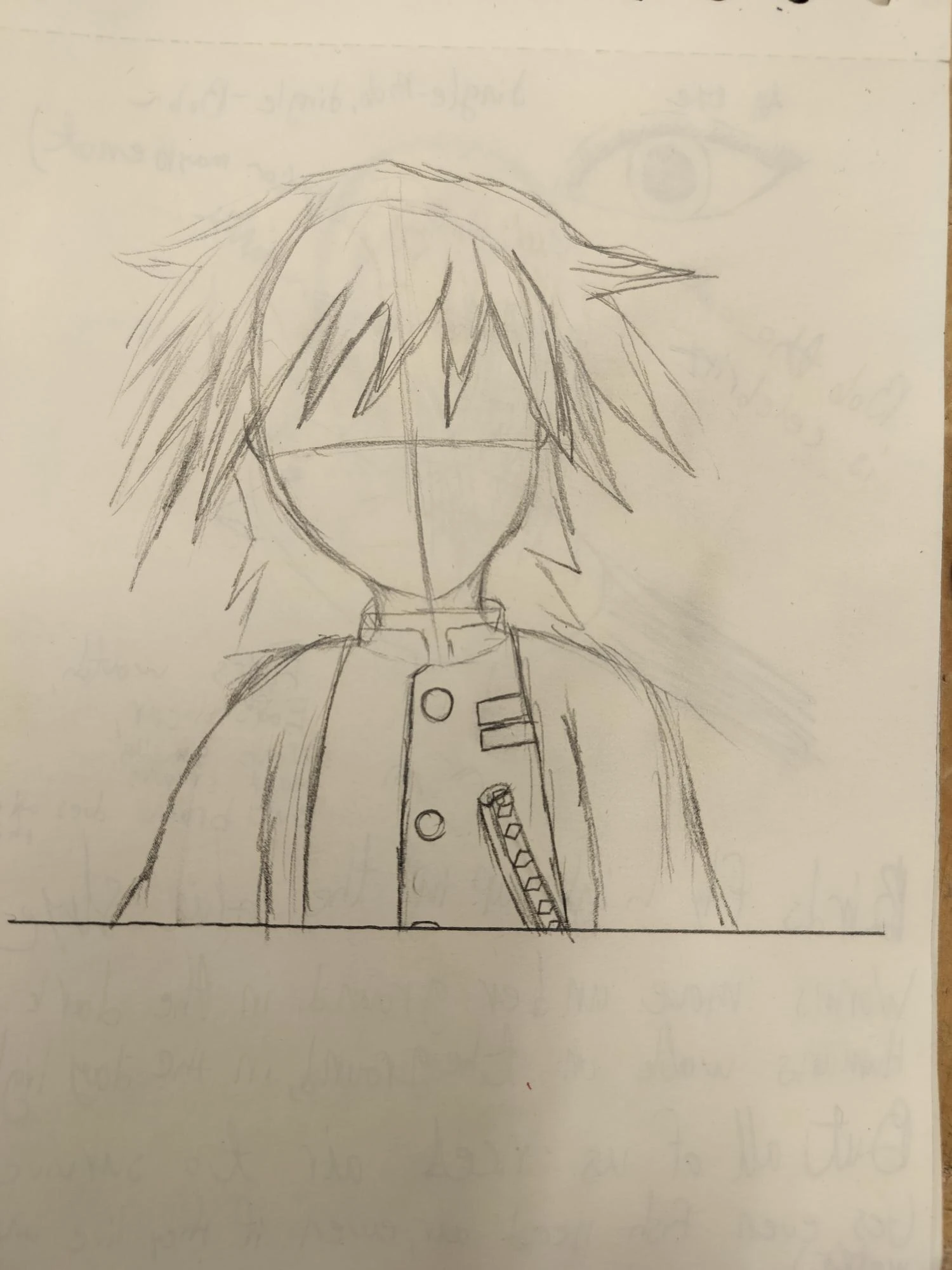 What to do in school when you have a sketchbook, a pencil and an eraser