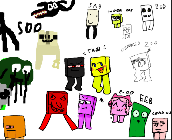 Me And My Friends Drew Some Cursed Obs In Aggie Io Fandom - roblox io