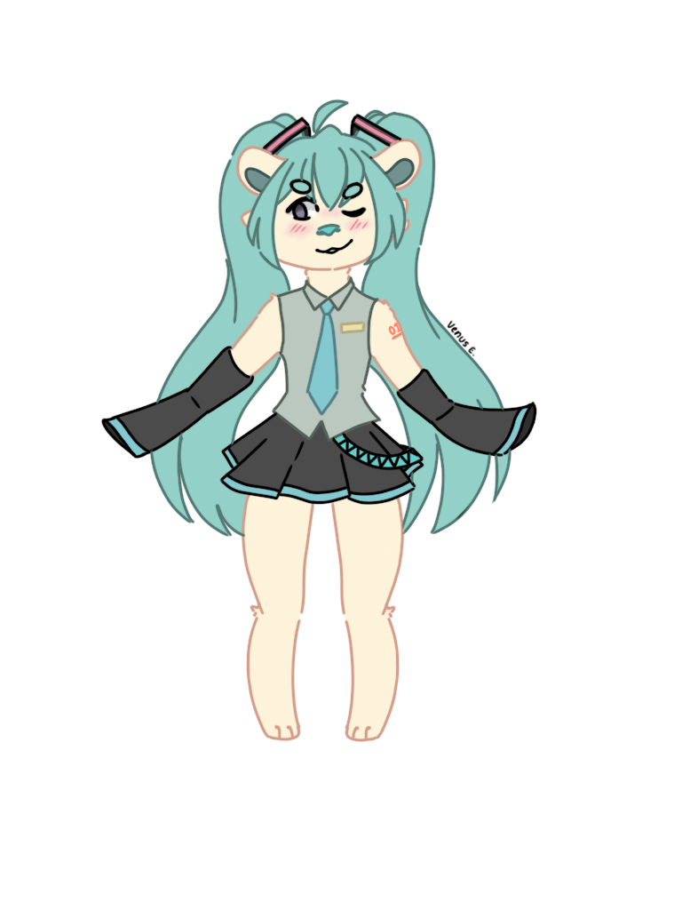 Hatsune Miku Roblox Hair