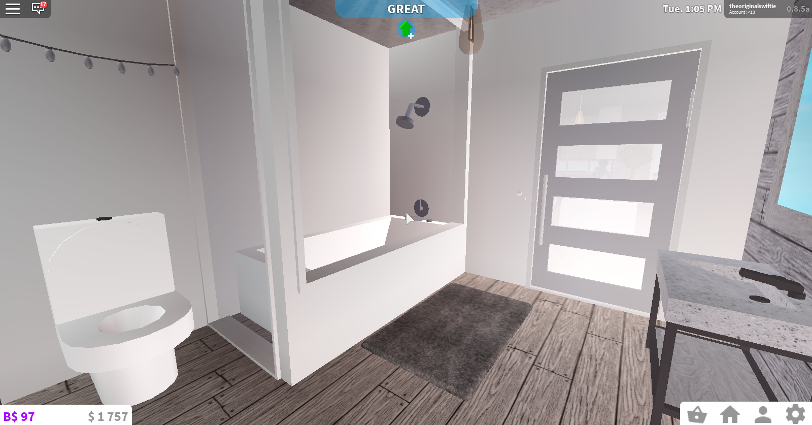 Aesthetic Bloxburg Bathroom Designs