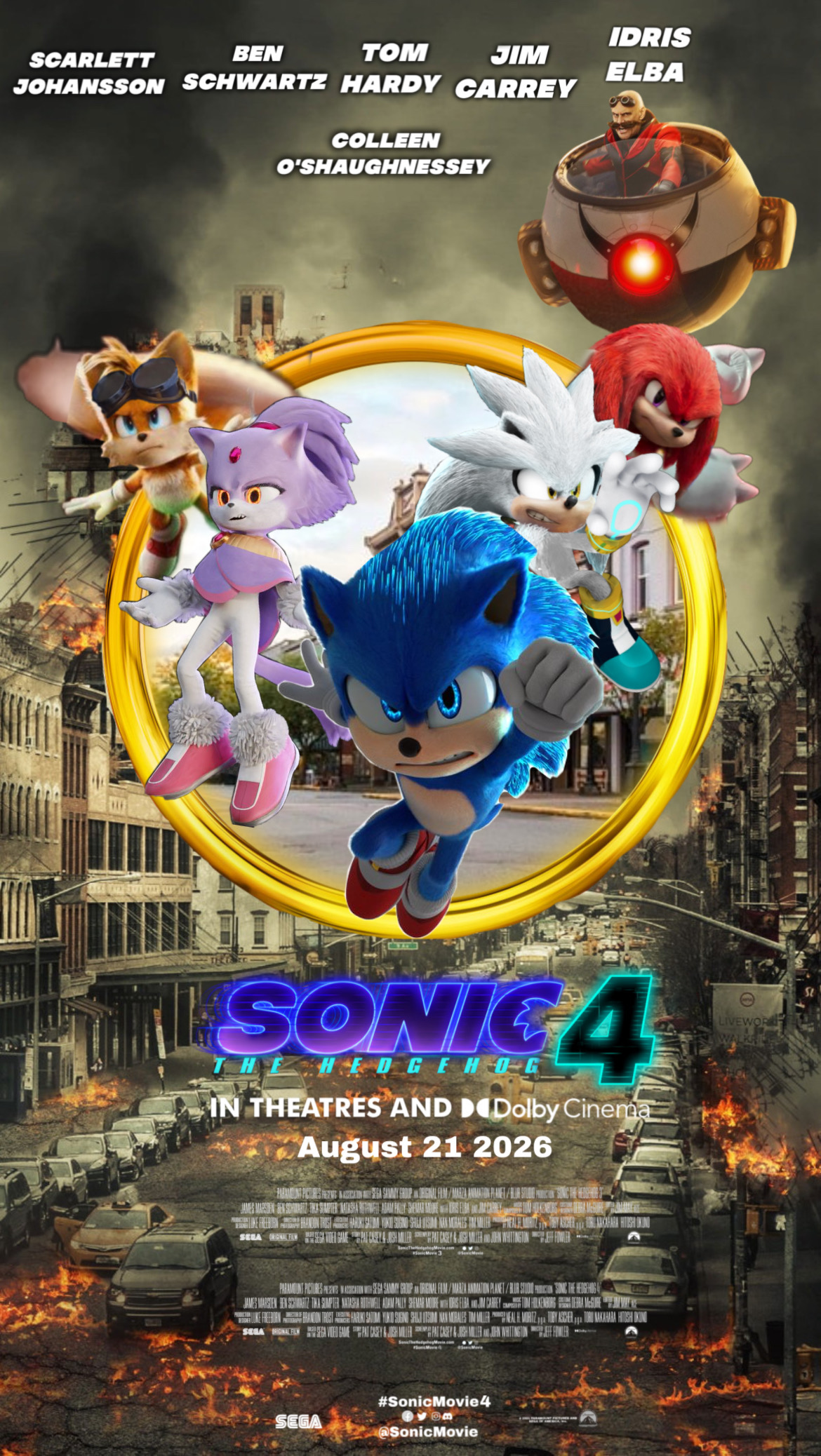 sonic 4 o filme logo!! 2026 