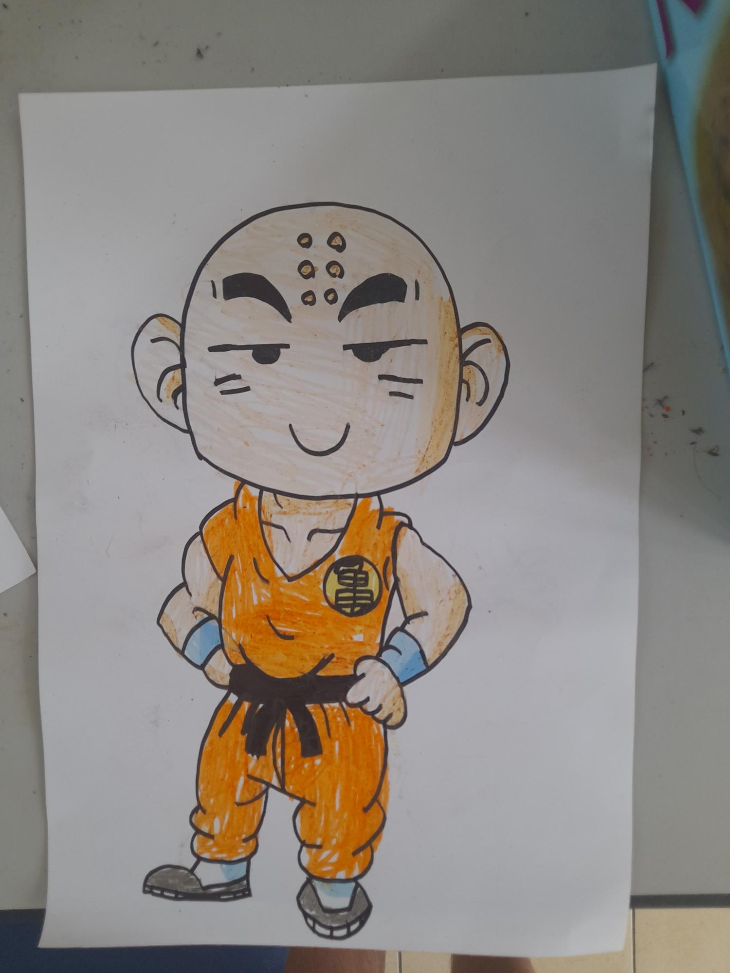 My drawing of Krillin Fandom