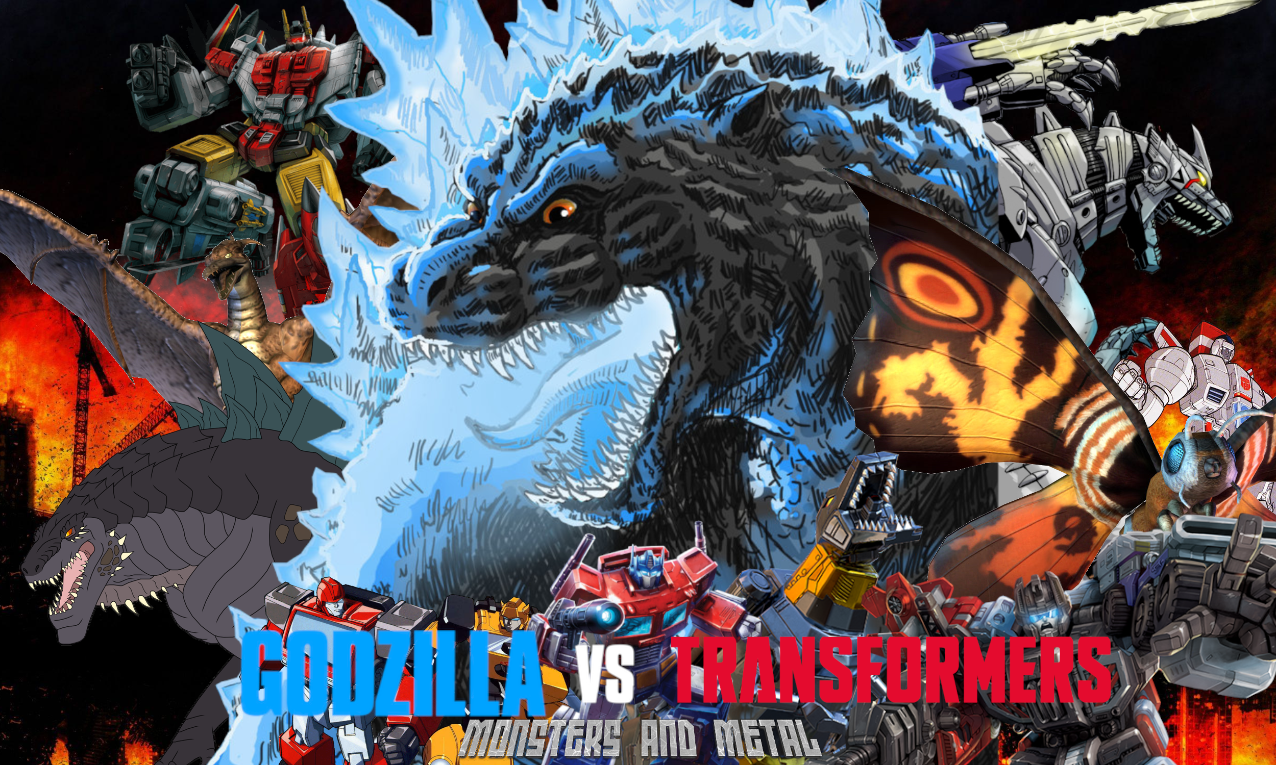 godzilla transformers crossover