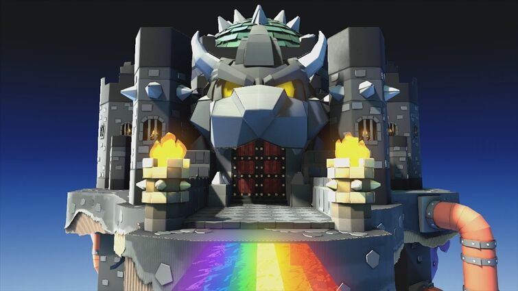 Black Bowser's Castle (Final Level) - Paper Mario: Color Splash Walkthrough