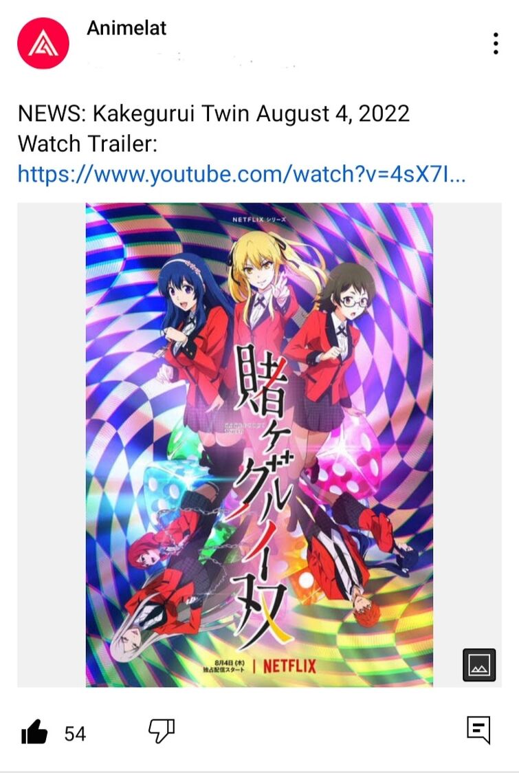 Netflix Anime on X: KAKEGURUI TWIN is NOW STREAMING! let's get