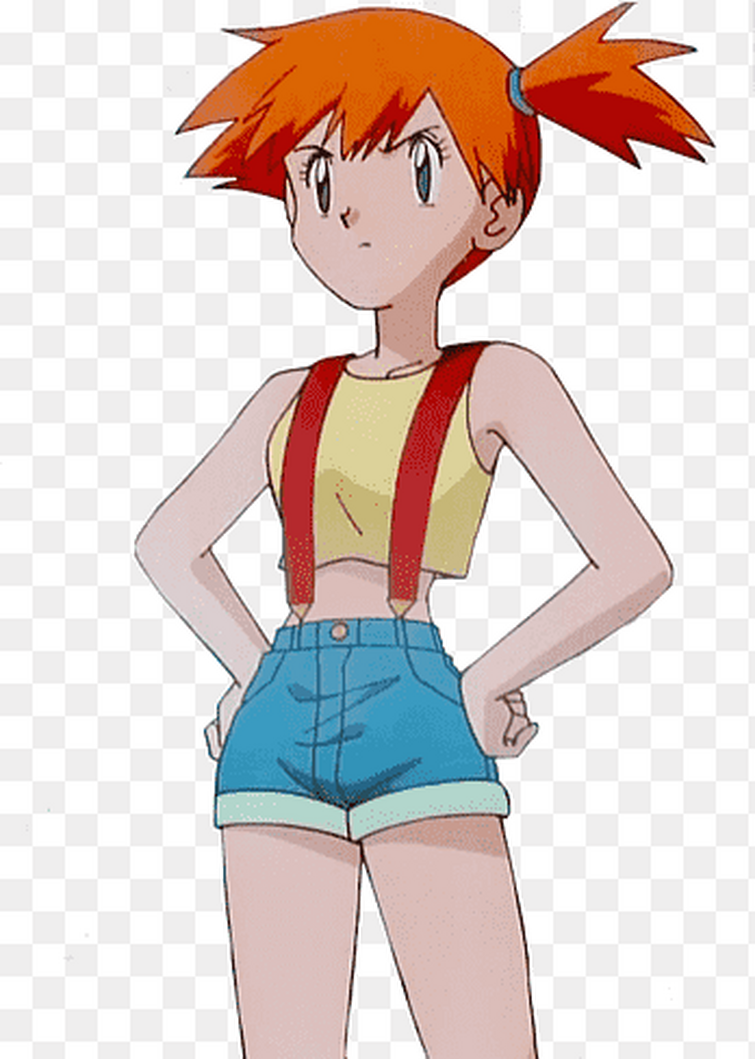 Misty es golpeado por grandes pokemon