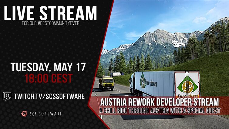 Euro Truck Simulator 2 - 1.44 Update: Austria Rework Developer Stream with Abbe