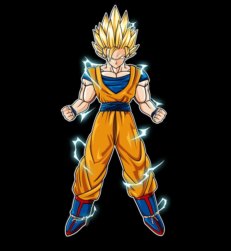 Goku super saiyan 2 nice ❤❤  Anime dragon ball goku, Dragon