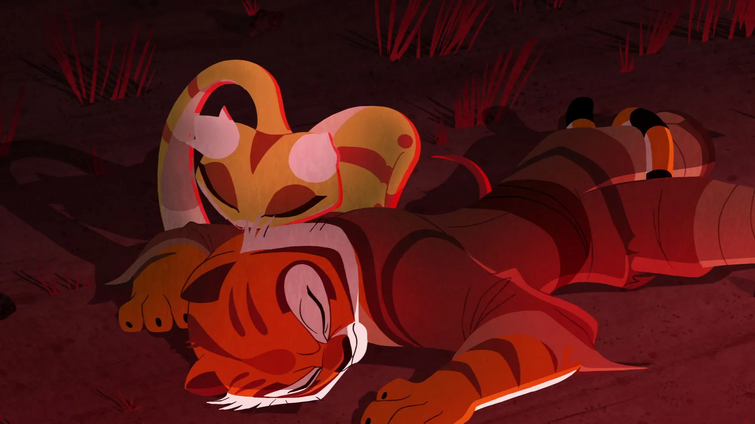 Viper kissing Tigress in Secrets of the Scroll | Fandom