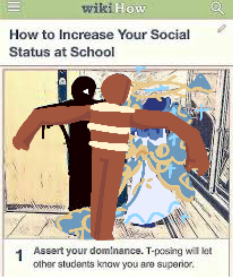 Assert dominance, T-Pose