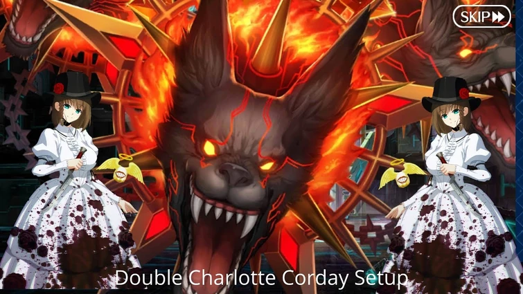 [FGO NA] Atlantis Cerberus 1st Fight - Double Charlotte Corday Setup