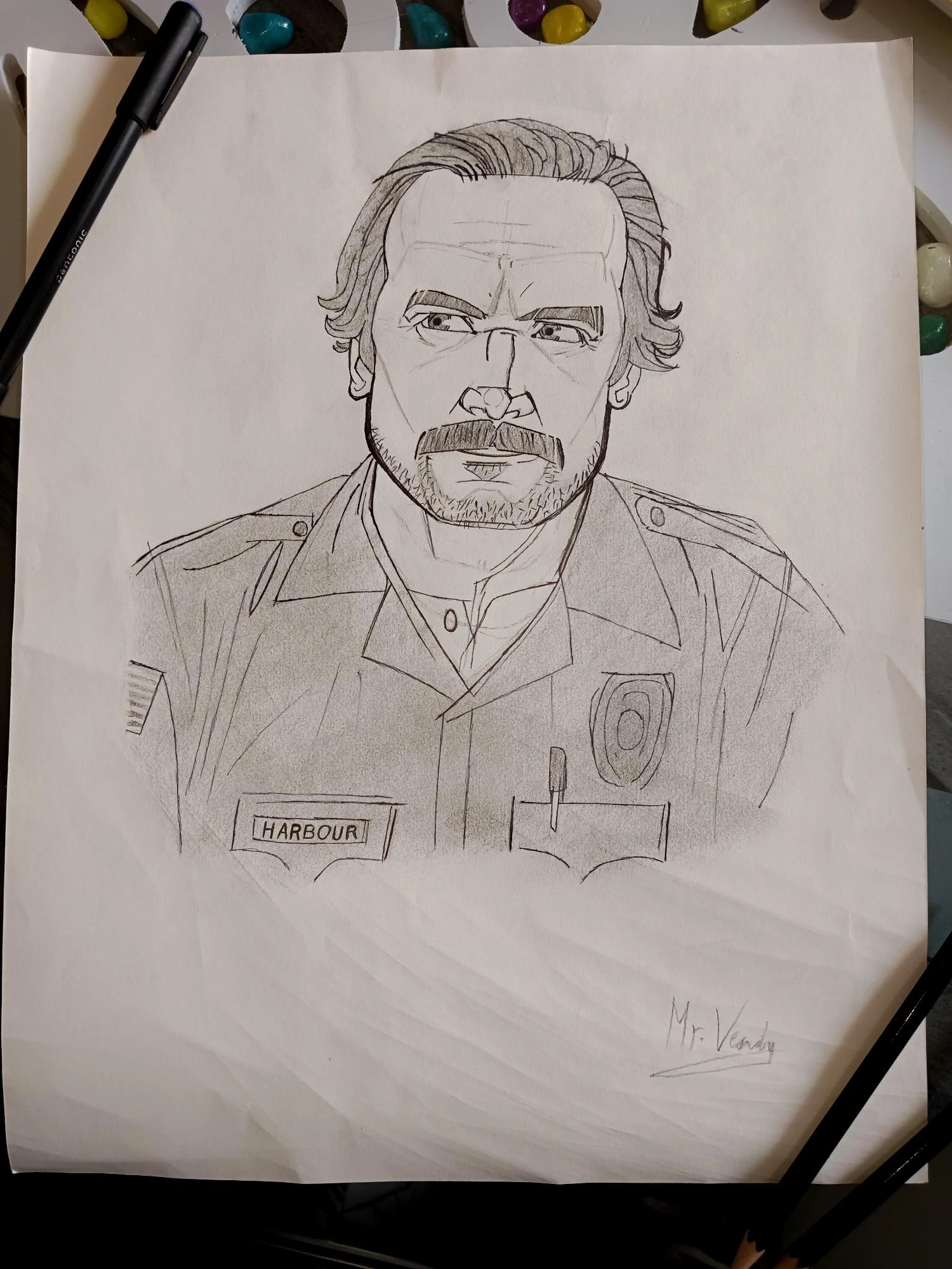 Jim Hopper made by me... Plz Rate out of 10 😊😊 Fandom