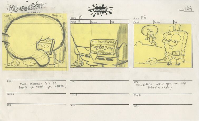 Some Spongeboy Ahoy Storyboards Idk Why Fandom 4594