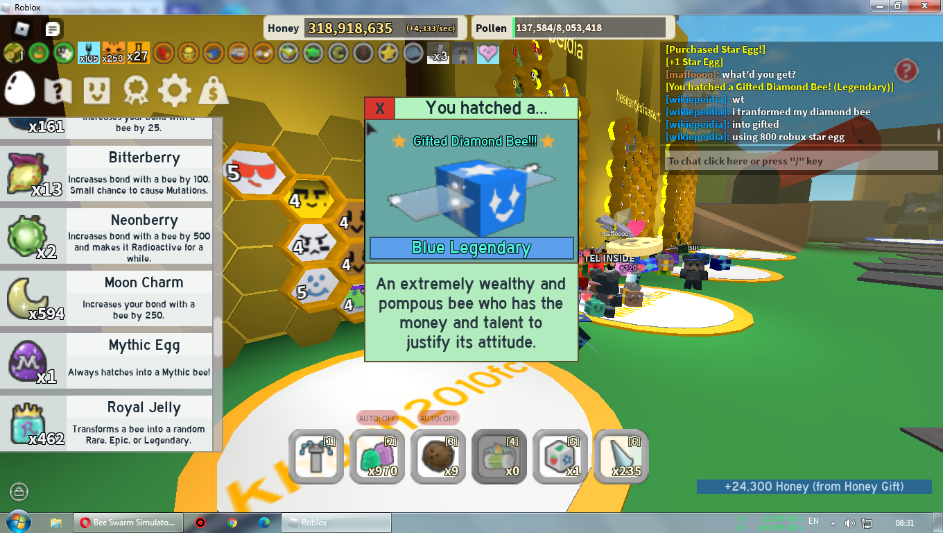 Roblox: How to get Mythic Eggs in Bee Swarm Simulator