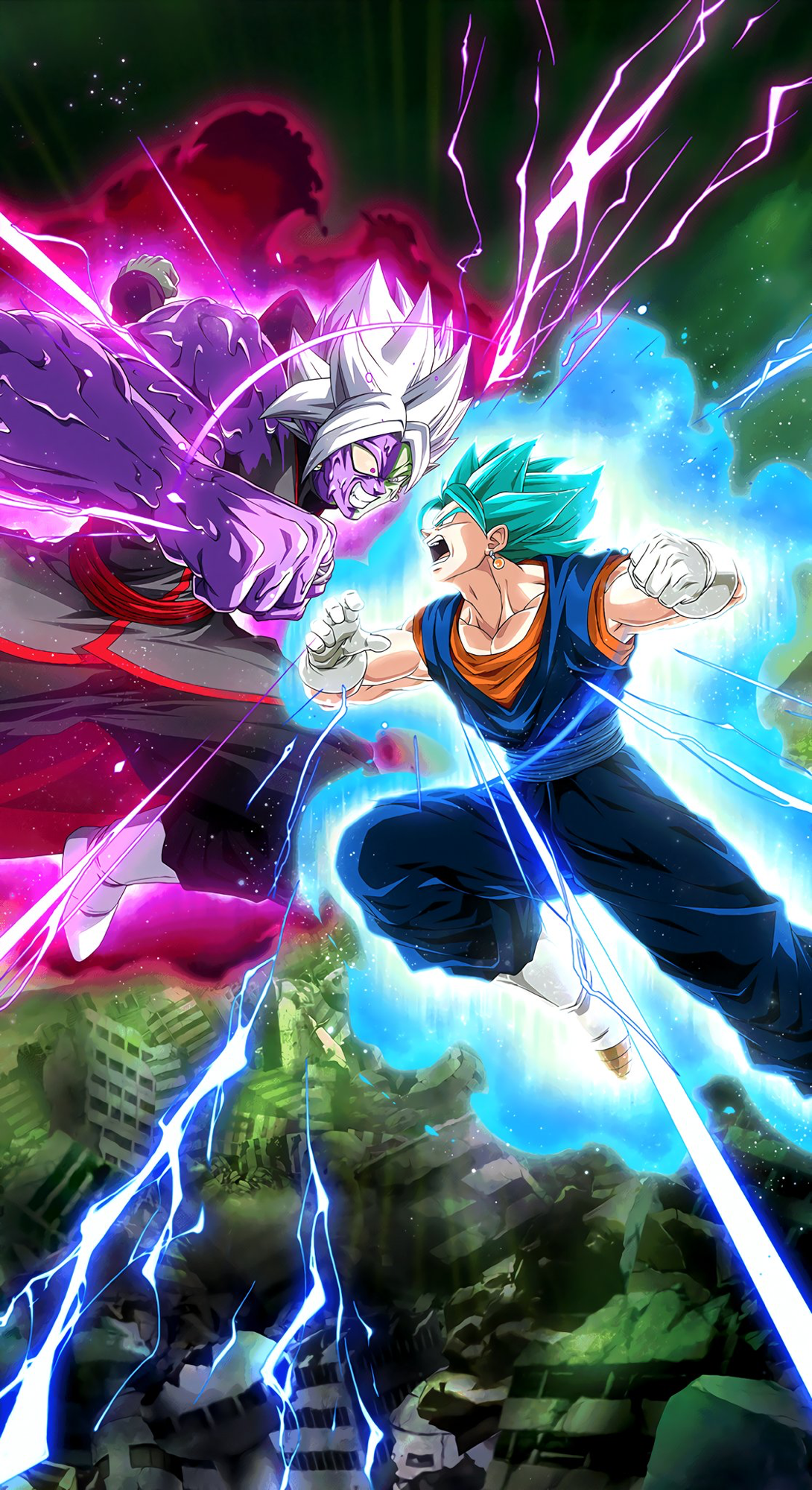 Looks Like We Ll Get A New Fused Zamasu Vs Vegito Blue Wallpaper