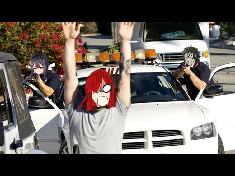 [GUDAGUDA 5 CQ] Angry policeman apprehends arsonist siblings with the help of a magical girl