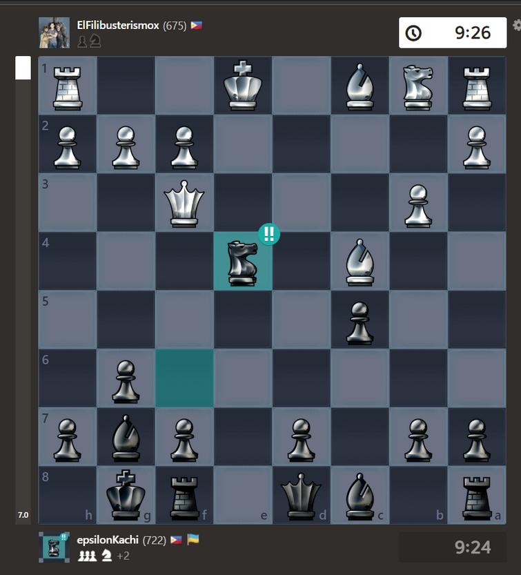 win the rook in 4 moves, brilliant 