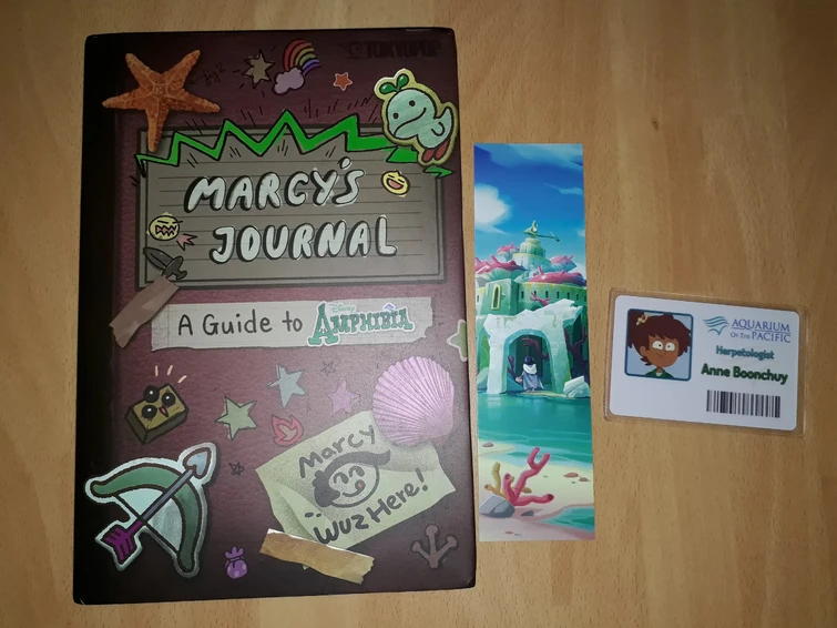 Got a limited edition hardcover Marcy's Journal signed by Matt plus bookmark and Anne's ID 🤩 🤩 🤩